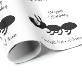 Ant Design Verjaardag Cadeaupapier (Rol Hoek)