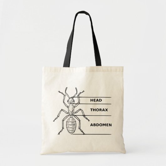 Ant Diagram Tote Bag (Voorkant)