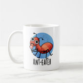 Ant-eater Funny Ant Pun Koffiemok (Links)