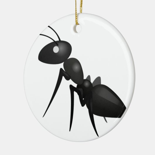 Ant - Emoji Keramisch Ornament (Links)