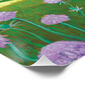 Ant en vlinder op poster van wilde bloemen (Hoek)