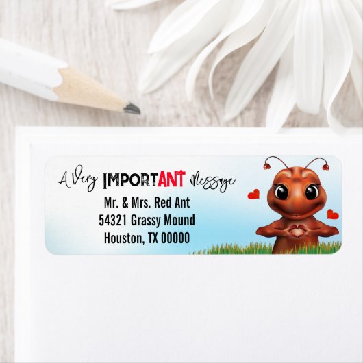 Ant Gebarentaal Adres Etiket (Insitu)