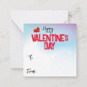 Ant Gebarentaal Classroom Valentijn Kaart Notitiekaartje (Achterkant)