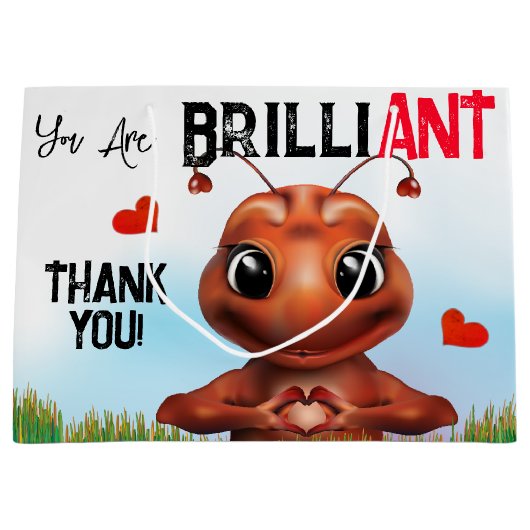 Ant Gebarentaal Kinder Dank u Groot Cadeauzakje (Voorkant)