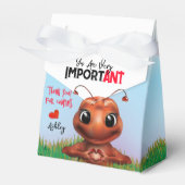 Ant Gebarentaal Verjaardag Bedankdoosjes (Voorkant Zijde)