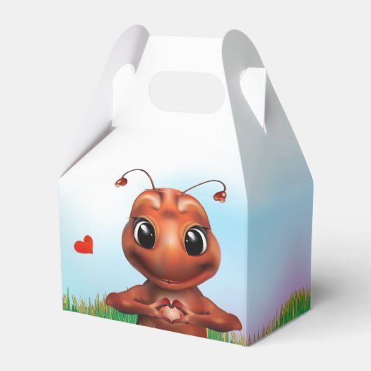 Ant Gebarentaal Verjaardag Bedankdoosjes (Achterkant)