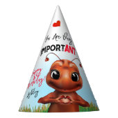 Ant Gebarentaal Verjaardag Feesthoedjes (Voorkant)