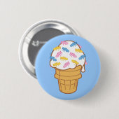 Ant Ice Cream Ronde Button 5,7 Cm (Voorkant /achterkant)