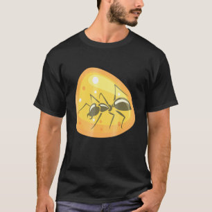 Ant in Amber Insect Tree Resin Jewelry Jewelry T-shirt