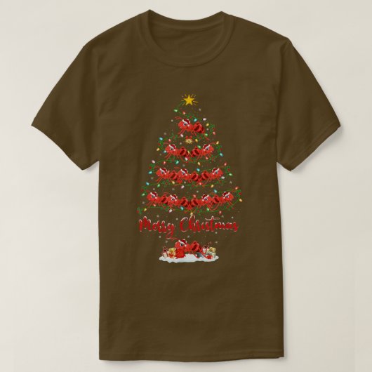 Ant Insects Lover Matching Santa Ants kersttr T-shirt (Design voorkant)