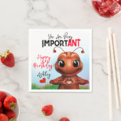 Ant Inspirerend gebarentaal Verjaardag Servet (Insitu)