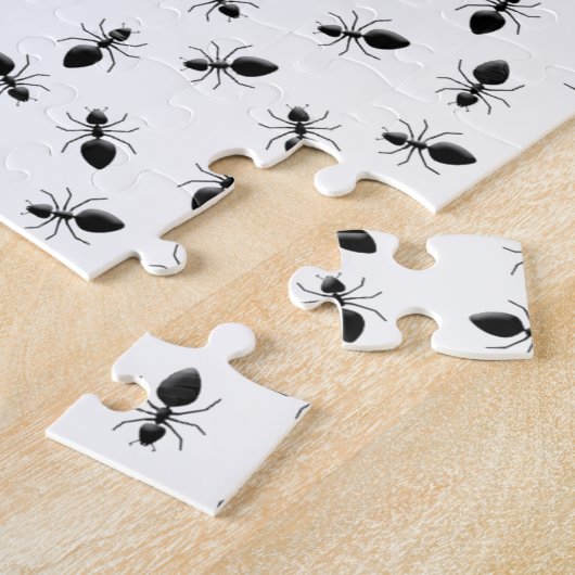 Ant invasie! Ants, mieren, overal! Legpuzzel (Zijkant)