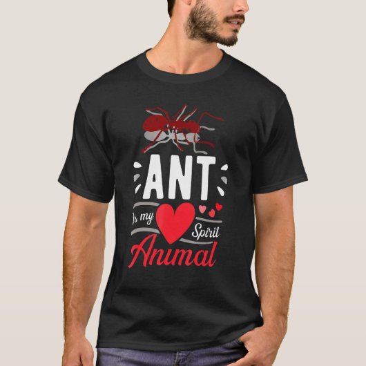 Ant is mijn T-shirt van de dierliefdesklinker met (Voorkant)