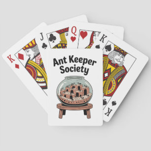 Ant Kweker Vereniging Schattige Boerderij Insecten Pokerkaarten