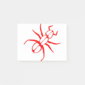 Ant Legs Antennas Red Post-it® Notes (Voorkant)