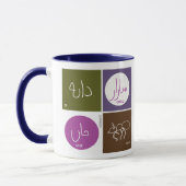 Ant met de korrel Saadi Poem IRAN Poetry Mok (Links)