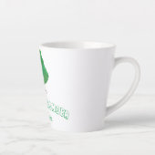 Ant met een groot blad latte mok (Rechts)
