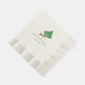 Ant met groot blad - Je bent sterk Servet (Hoek)