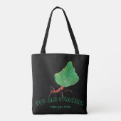 Ant met groot blad - Je bent sterker Tote Bag (Achterkant)