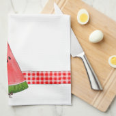 Ant met Watermeloen - keukenhanddoek (Quarter Fold)