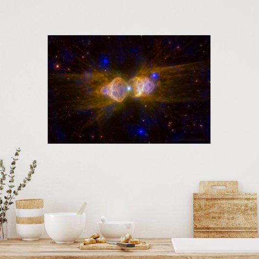 Ant Nebula IR 18x12 (20x16) Poster (Keuken)