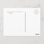 Ant op een Leaf Post-kaart Briefkaart (Achterkant)