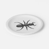 Ant Papieren Bordje (Gekanteld)