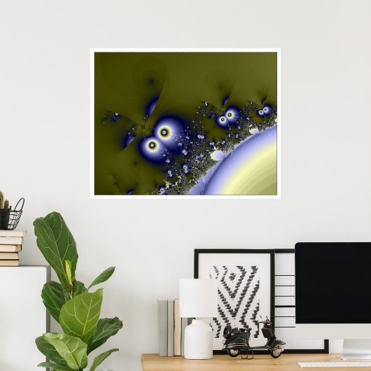 Ant Parade White Border Poster (Thuiskantoor)