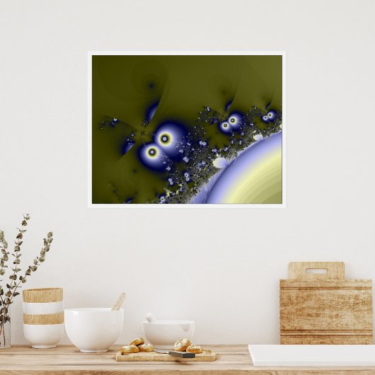 Ant Parade White Border Poster (Keuken)