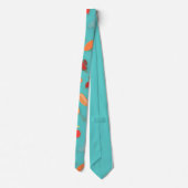 Ant Pastel Kleurrijk Aangepast Patroon Stropdas (Achterkant)