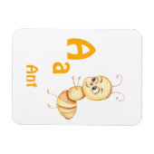 Ant personaliseer ABC: Letter A - Jouw namen toevo Magneet (Horizontaal)
