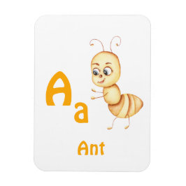 Ant personaliseer ABC: Letter A - Jouw namen toevo Magneet