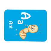 Ant personaliseer ABC: Letter A - Jouw namen toevo Magneet (Horizontaal)