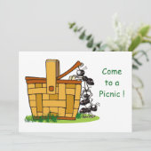 Ant Picnic Basket Kaart (Staand voorkant)