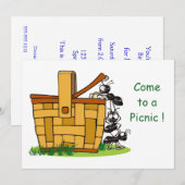 Ant Picnic Basket Kaart (Voorkant / Achterkant)