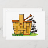 Ant Picnic Basket Kaart (Voorkant / Achterkant)