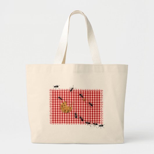 Ant Picnic Grote Tote Bag (Voorkant)