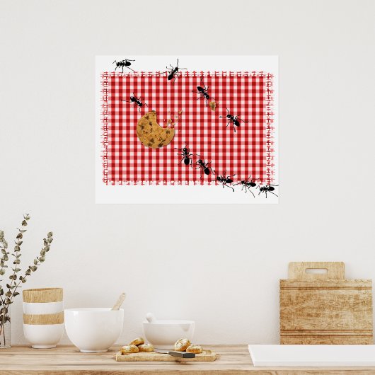Ant Picnic Poster (Keuken)