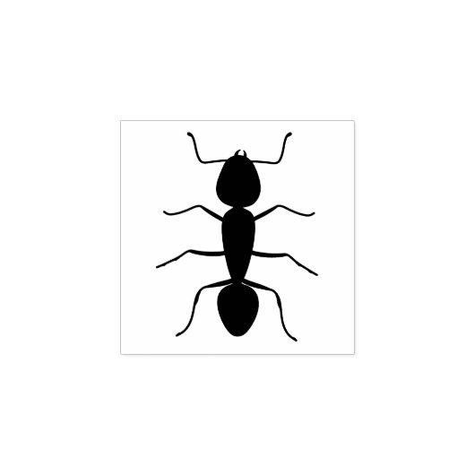 Ant Rubberstempel (Afrduk)