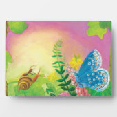 Ant, slak en Chapmans blauwe vlinder Fotoplaat (voorkant)