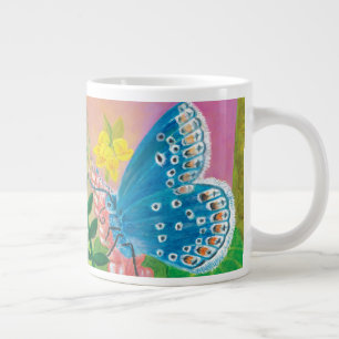 Ant, slak en Chapmans blauwe vlinder Grote Koffiekop