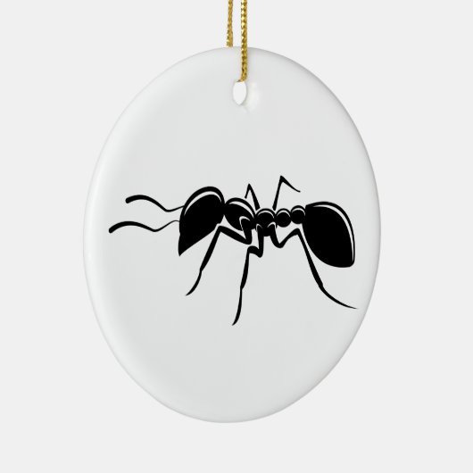Ant tekeninsect keramisch ornament (Rechts)