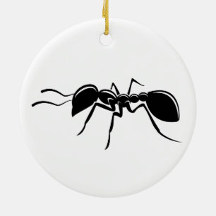 Ant tekeninsect keramisch ornament