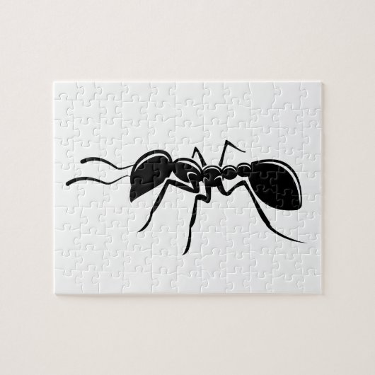 Ant tekeninsect legpuzzel (Horizontaal)
