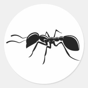 Ant tekeninsect ronde sticker
