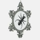 Ant Tin Sneeuwvlok Ornament (Links)