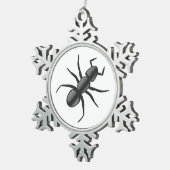 Ant Tin Sneeuwvlok Ornament (Rechts)