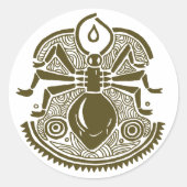Ant Totem Ronde Sticker (Voorkant)