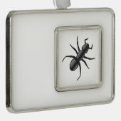 Ant Verzilverd Omlijst Ornament (Rechts)