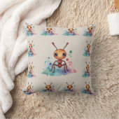 Ant Waterverf Pattern Kussen (Deken)